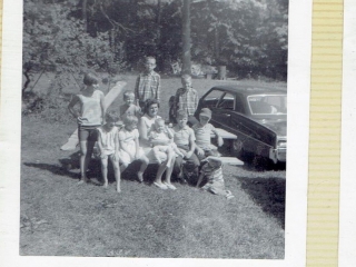 The Petersons and The Larsons get together at West Bend, WI