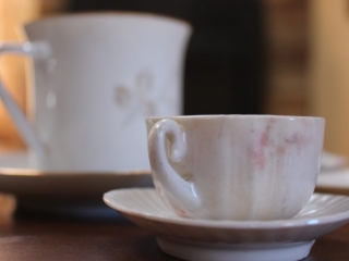 Adult vs. Child - Tea cup and saucer