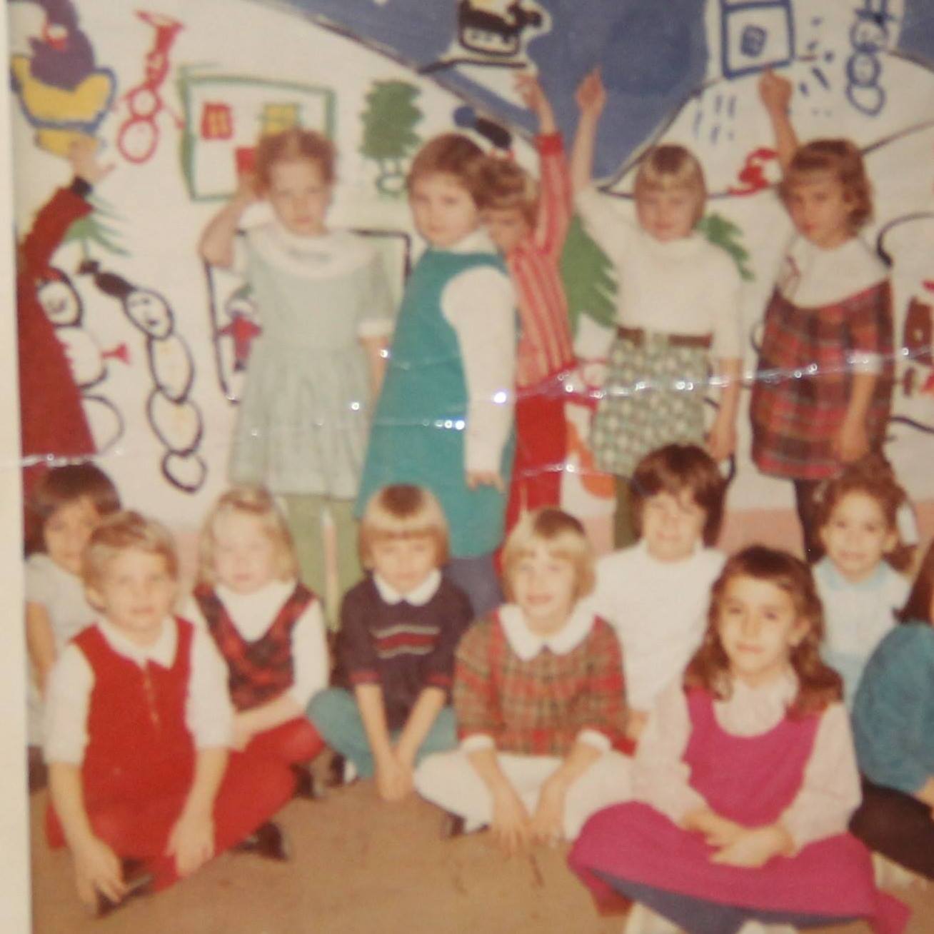 Kindergarten class-Teacher Mrs. Dunn-Beaser School-1966