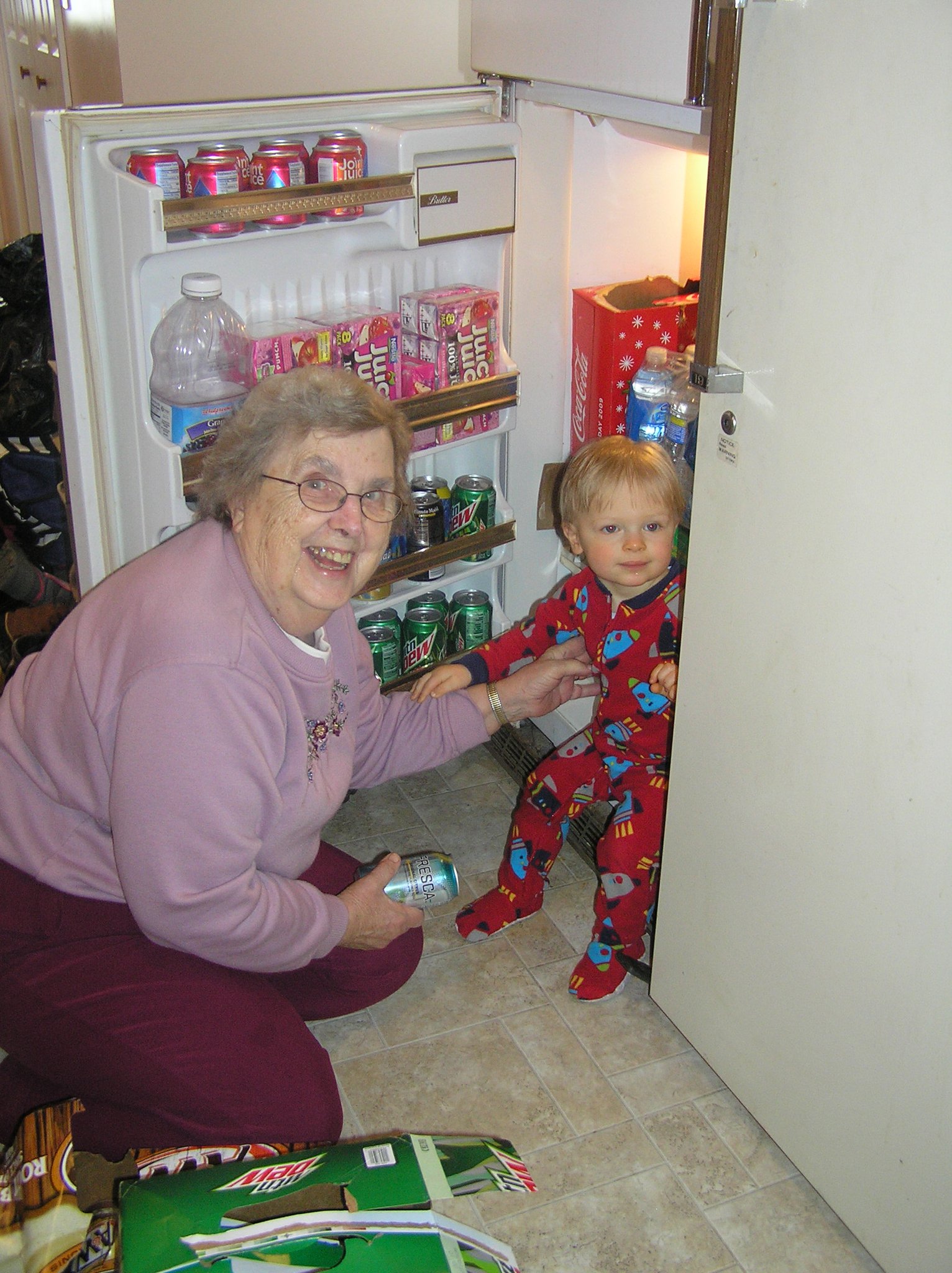Mom & Reggie - December 2009