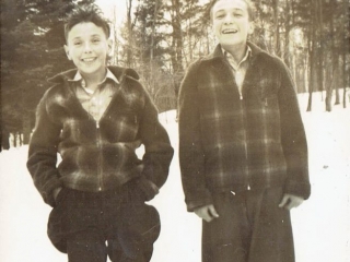 Mom's brothers, Donald and Sonny, Dec 25th 1940