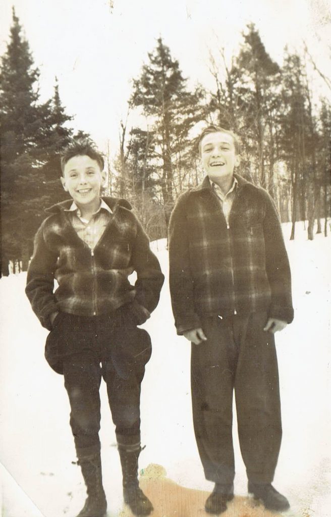 Mom's brothers, Donald and Sonny, Dec 25th 1940