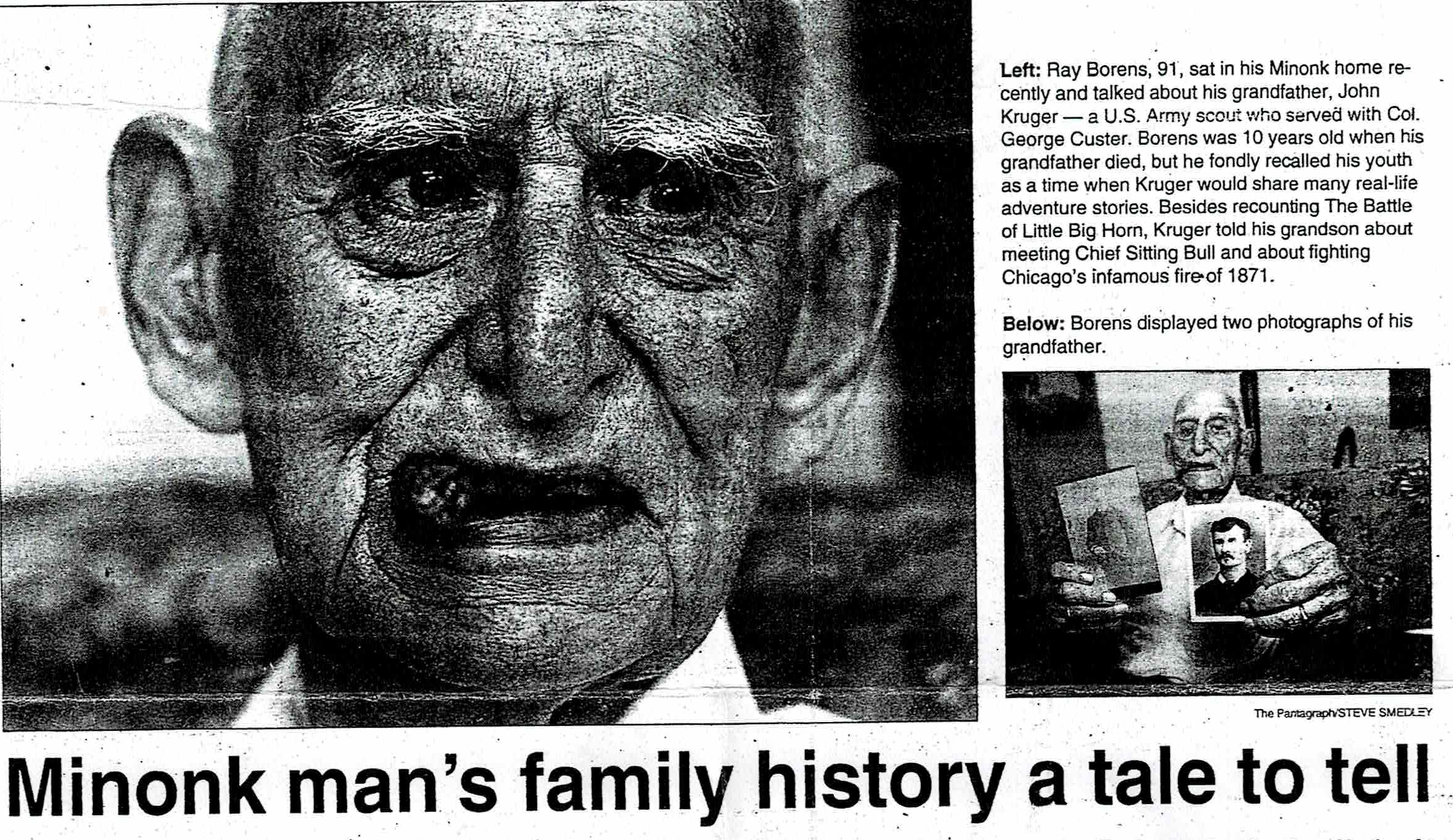 Great Uncle Ray Borens - 1999 – The Pantagraph